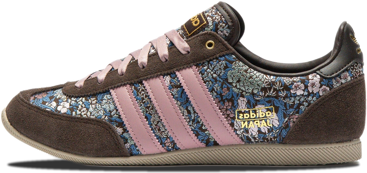 adidas Originals x Liberty London WMNS Japan Aurora Coffee Magic Mauve Khaki Three