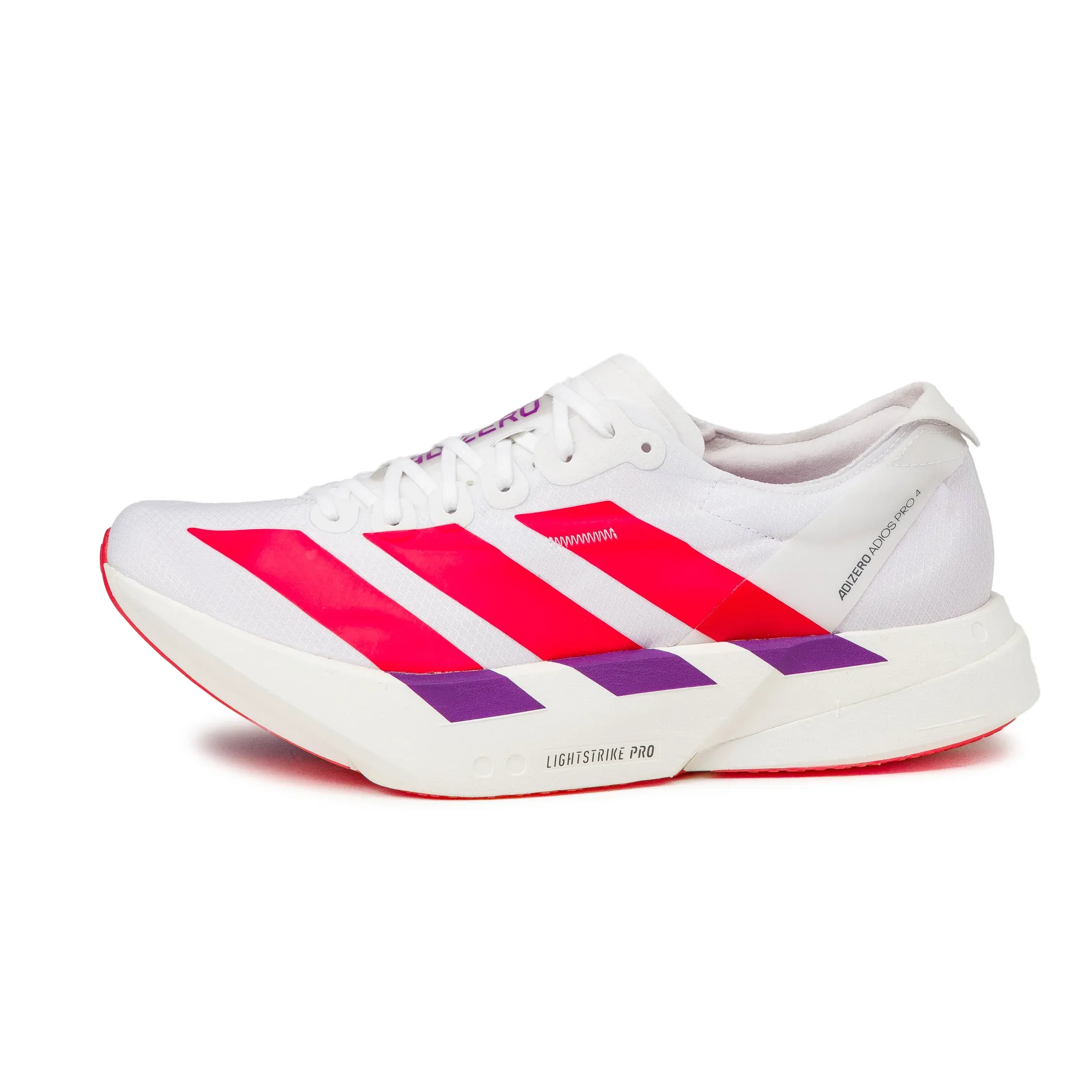 Adidas Adizero Adios Pro 4 Footwear White Fucid Red Shock Purple