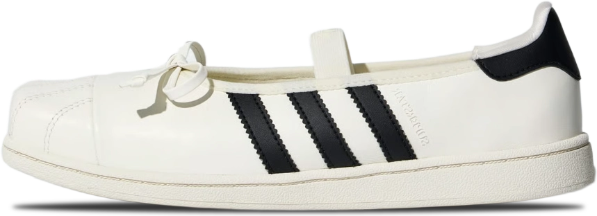 Adidas Superstar Jennie Square Toe Ballet White